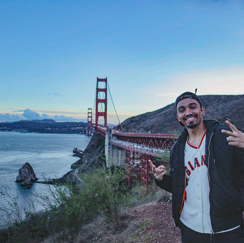 Viajero en San Francisco, Estados Unidos