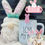 Thumbnail: Peep Bunny Cup Charm + Straw Topper 2 in 1