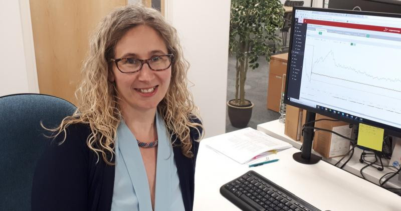 A woman in STEM Operations Delivery Manager, Caroline Marriage,