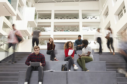 High-level cleaning college students in