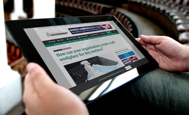CEO Shaun Doak writes for Open Access Government on returning to work safely