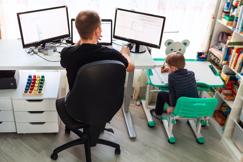 long-term lone workers at home.