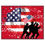 Thumbnail: American Flag PU Leather Mouse Mat