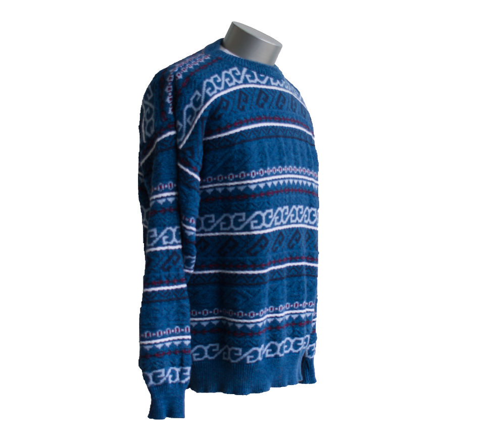 Thumbnail: 80's/90's Victoria Dry Goods Blue Pullover Sweater