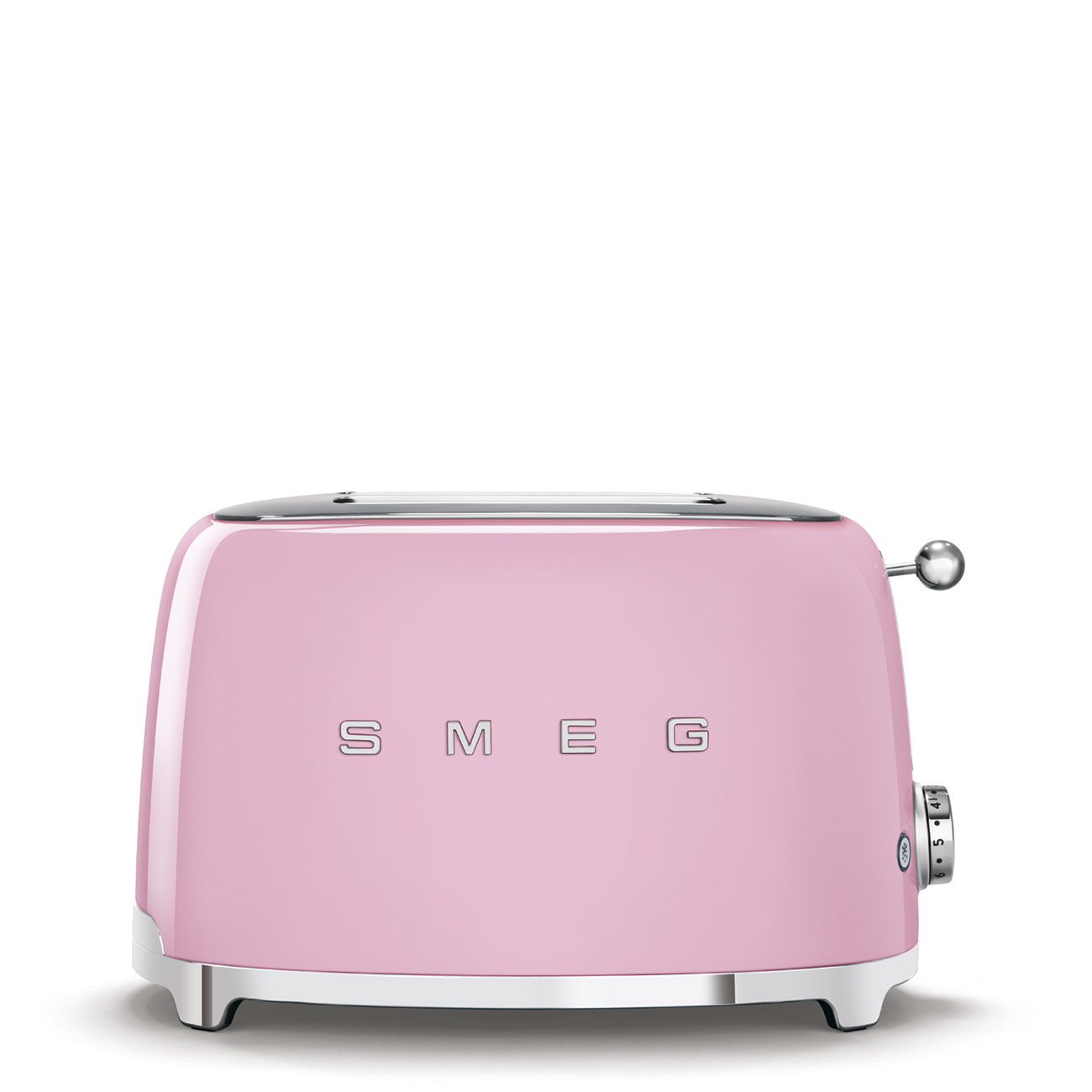 SMEG Toaster 2 slice Pink, Glossy 50's Style Aesthetic