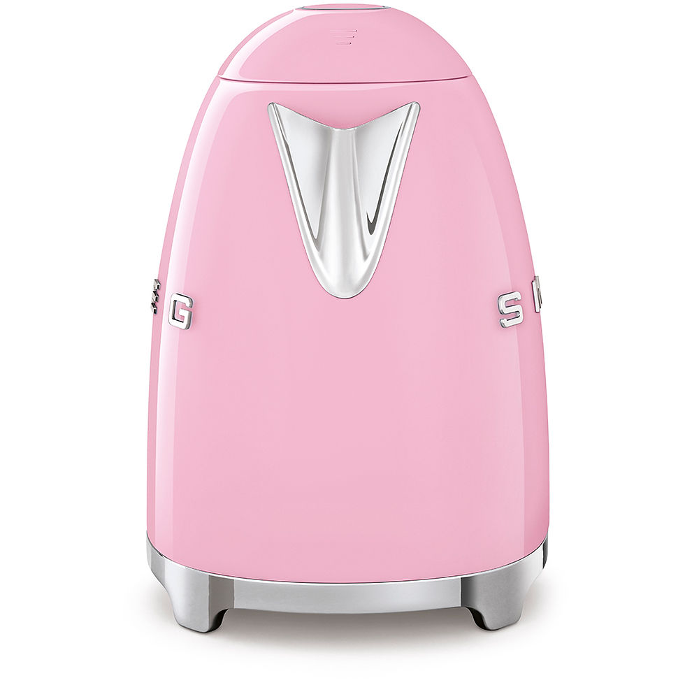 Thumbnail: SMEG Electric Kettle 1.7 L Capacity Pink, Glossy 50's Style