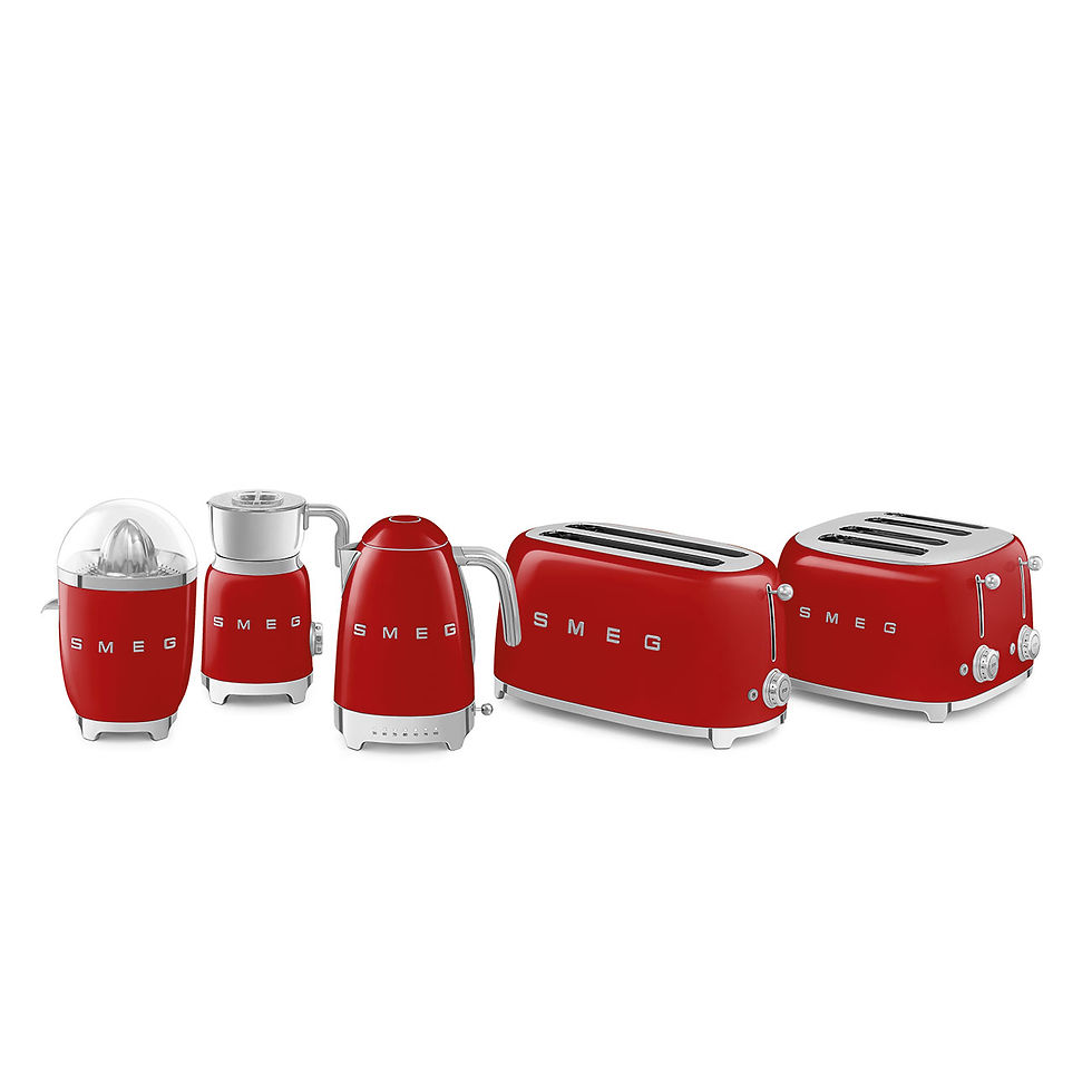 Thumbnail: SMEG Temperature Kettle 1.7 L Capacity Red, Glossy 50's Style