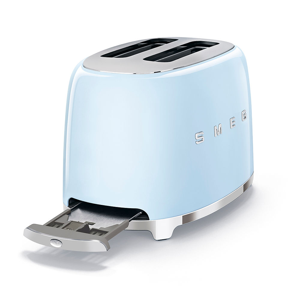 Thumbnail: SMEG Toaster 2 slice Pastel blue, Glossy 50's Style Aesthetic