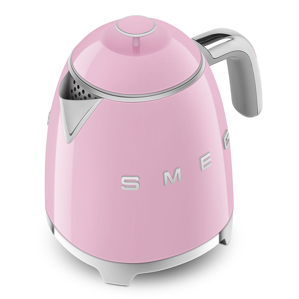 Thumbnail: SMEG Mini Kettle 0.8 L Capacity Pink, Glossy 50's Style