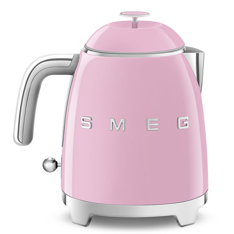 Thumbnail: SMEG Mini Kettle 0.8 L Capacity Pink, Glossy 50's Style