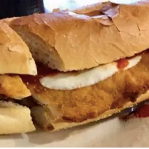 Chicken Parmigiana Hero