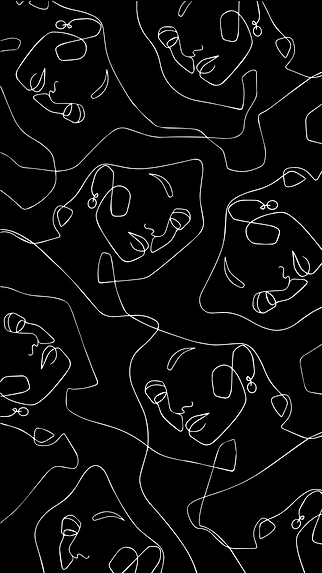 Phone wallpapers - Line art fashion girl background for stories instagram, woman art simpl