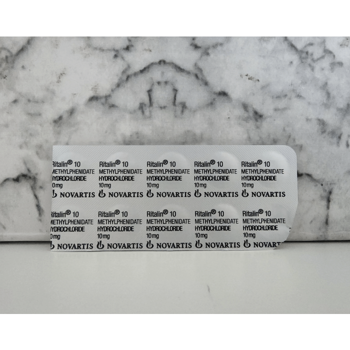 Ritalin 10mg blister pack by Novartis