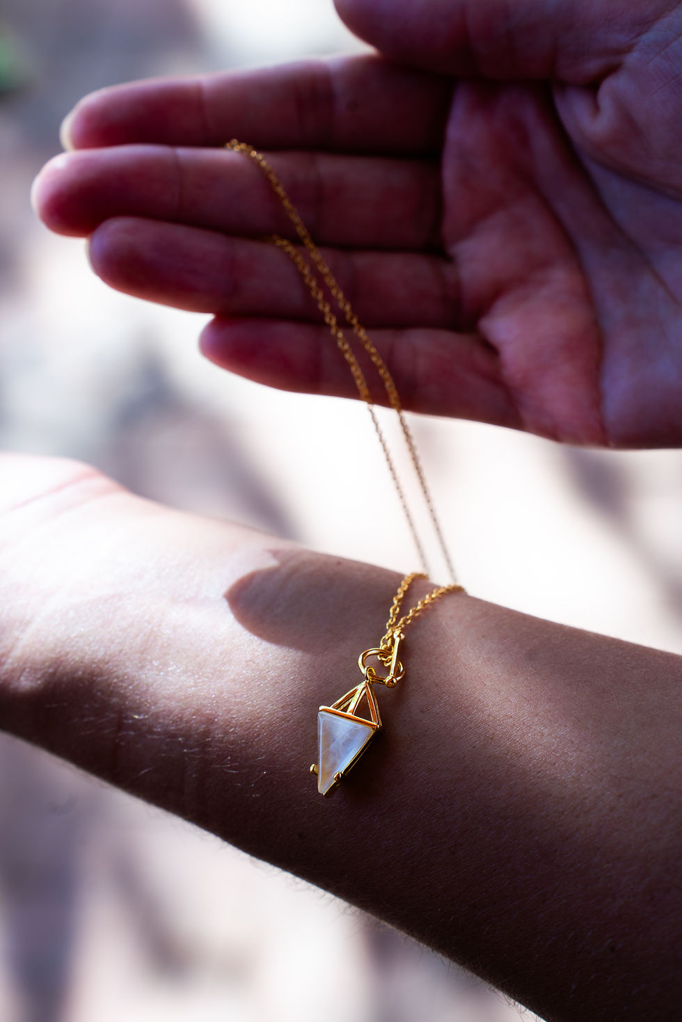 Miniature : Collier Pierre de Lune Or Jaune