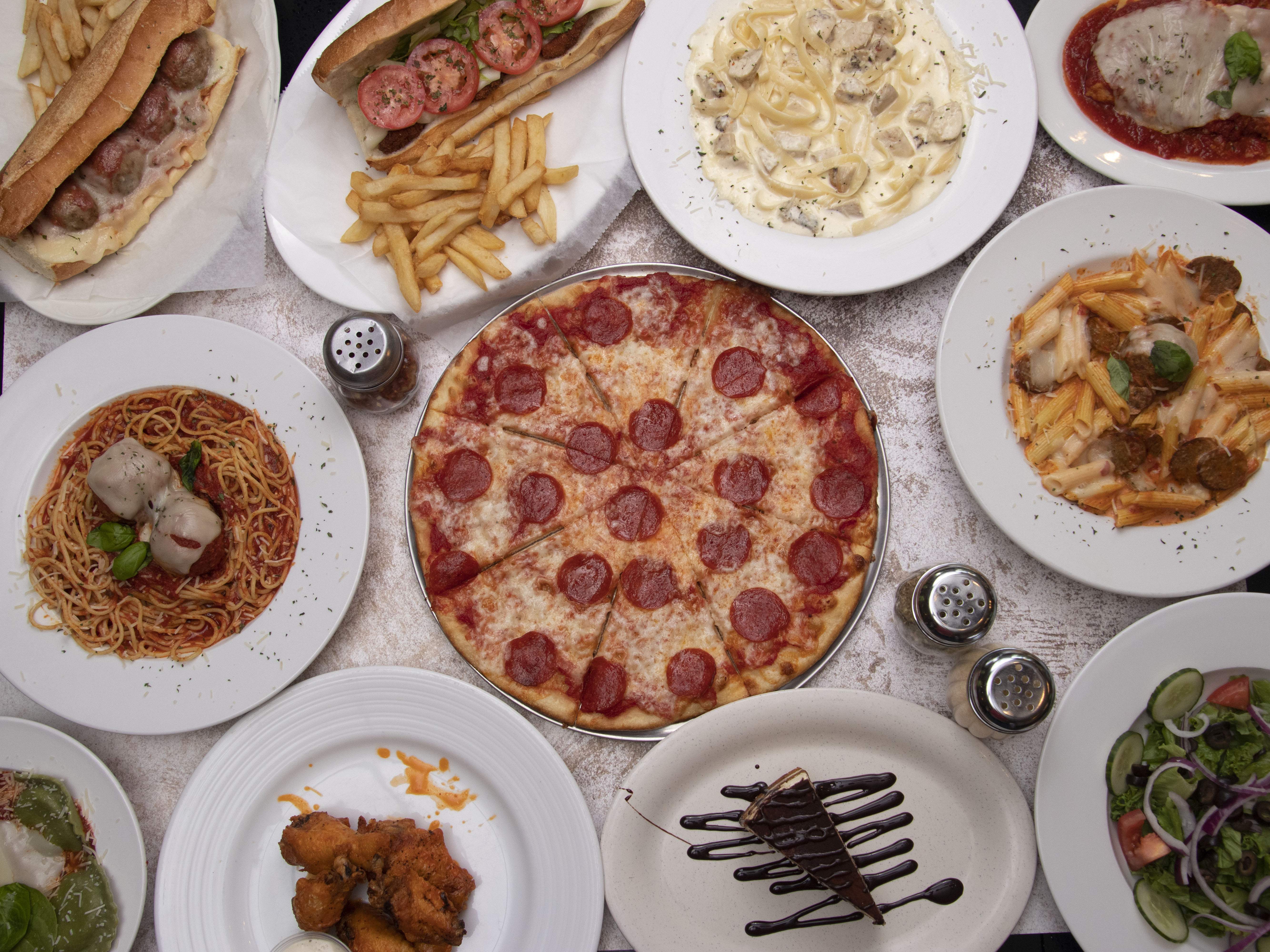 Arranged Food and Objects