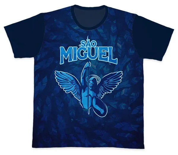 Camiseta São Miguel Arcanjo Azul royal Sabatini