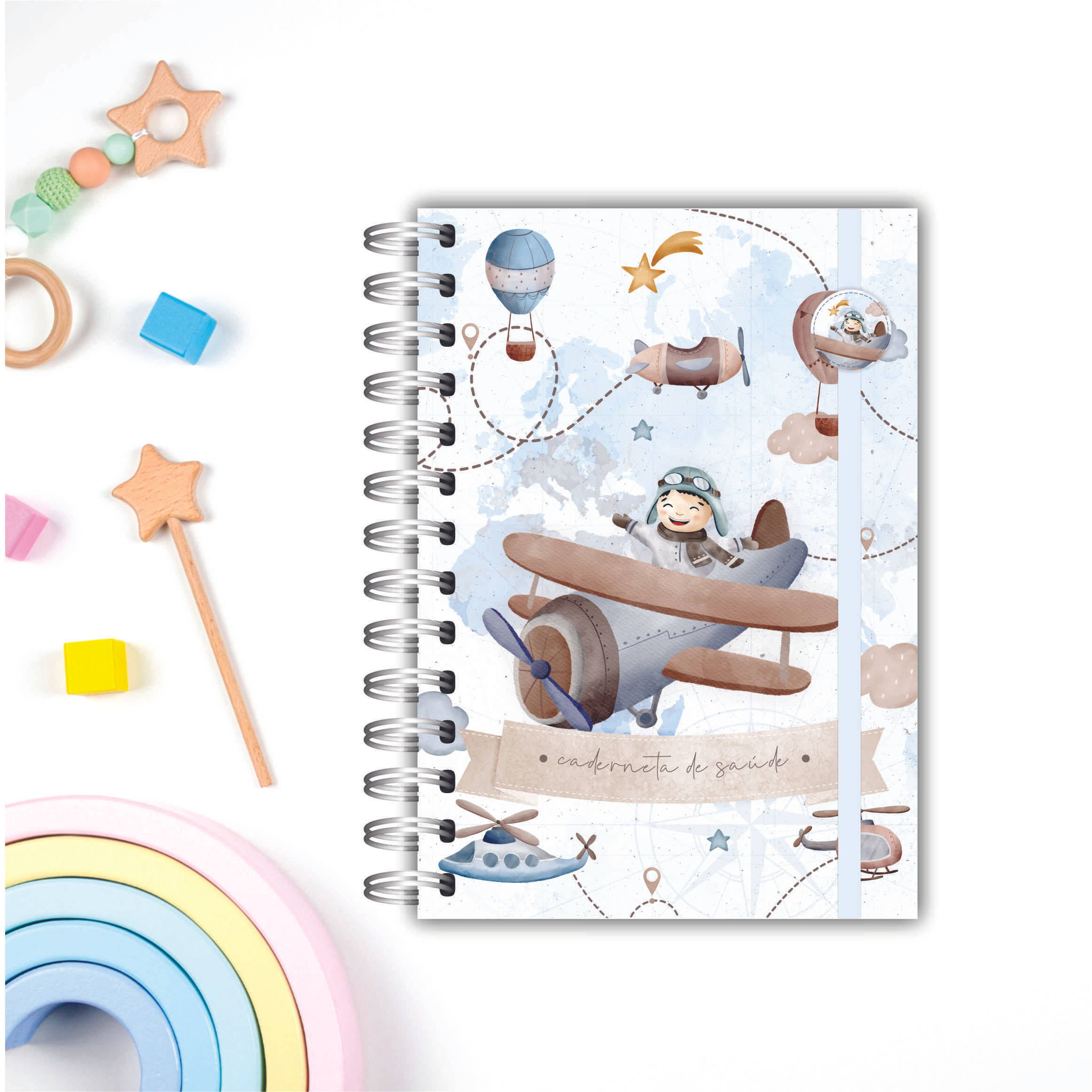 Caderneta de Saúde - Personalizada - Volta ao Mundo