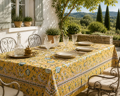 Table d'été provençale