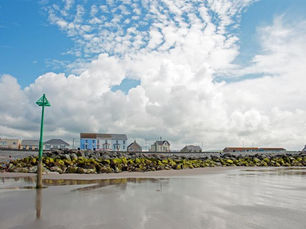 Borth Beach at daytime