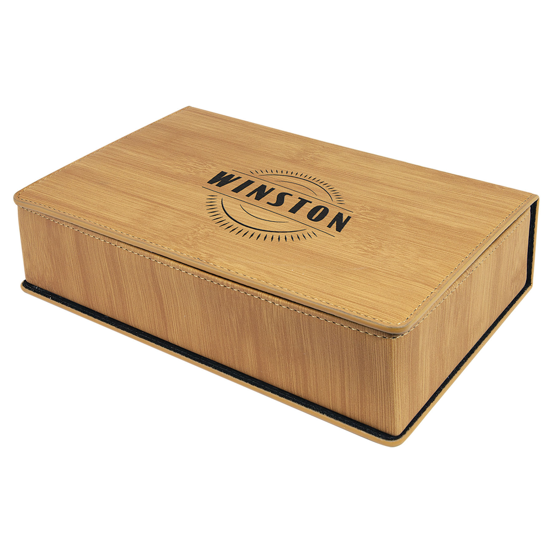 6 oz Flask Gift Box with Leatherette Box