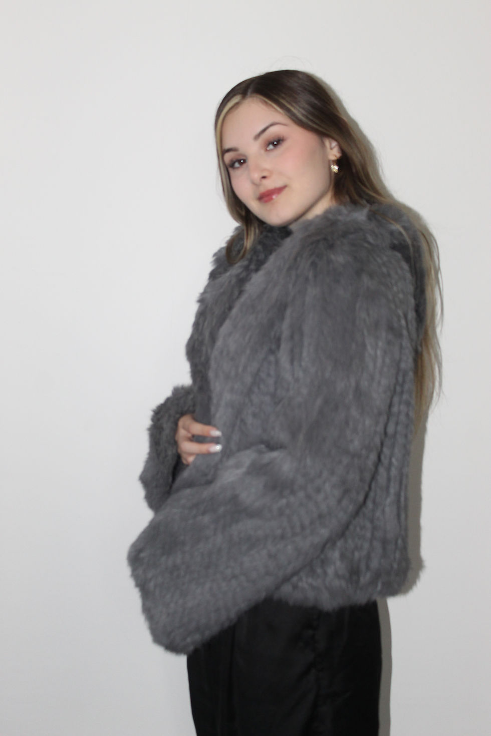 Miniatura: Cardigan Tejido Conejo 50cm