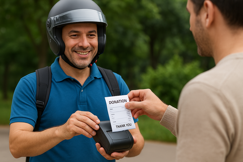 Digitalize o trabalho do mensageiro