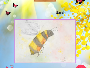 Finished artwork "Hello Springtime"