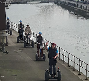 sanit omer et le doulac en segway