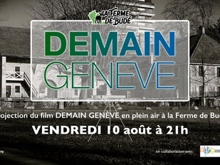 Projection Demain Genève à la Ferme de Budé