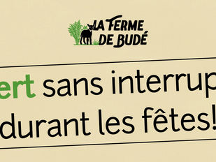 Horaires de fin d'année (rien ne change)