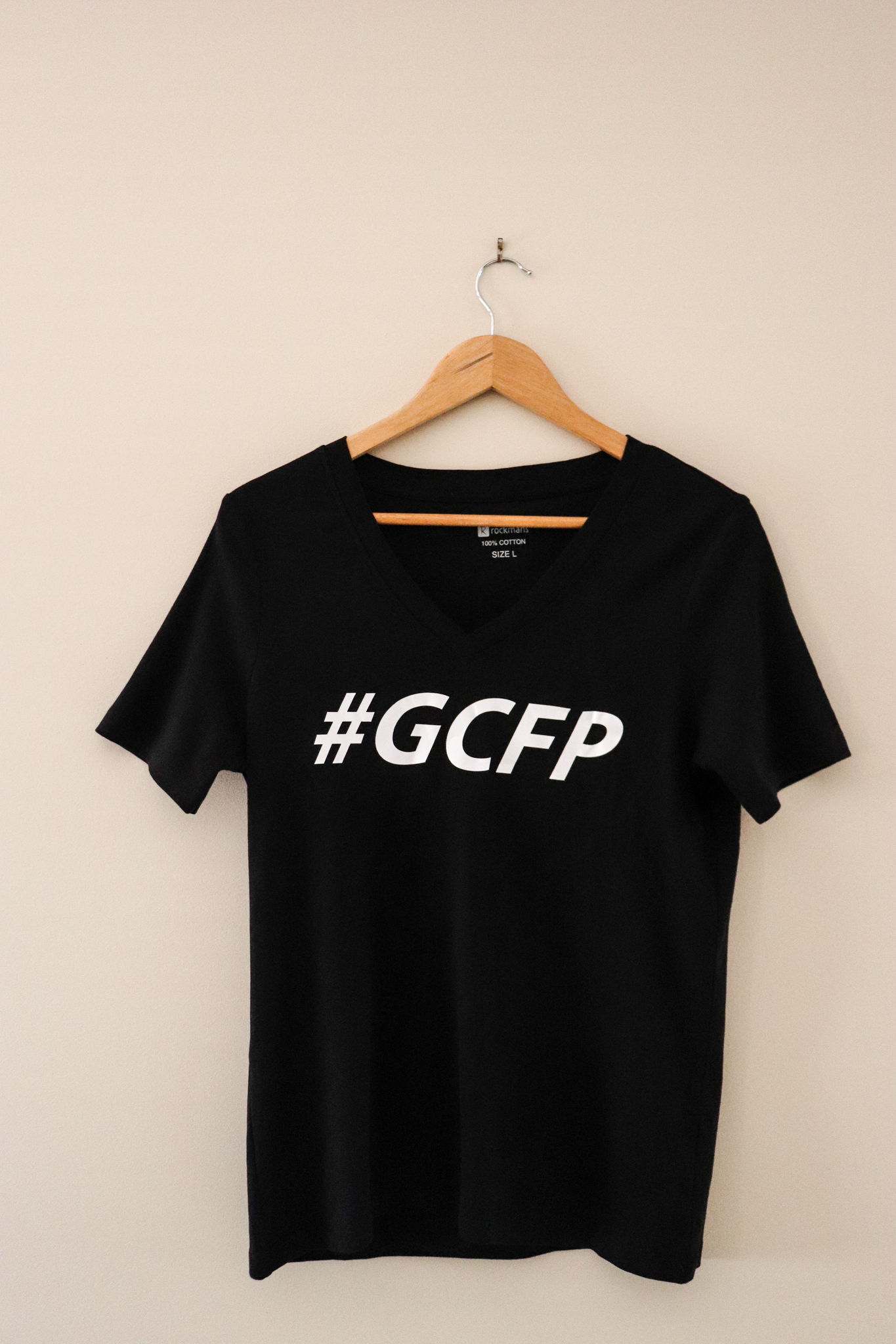 Women v-neck #GCFP T-shirt