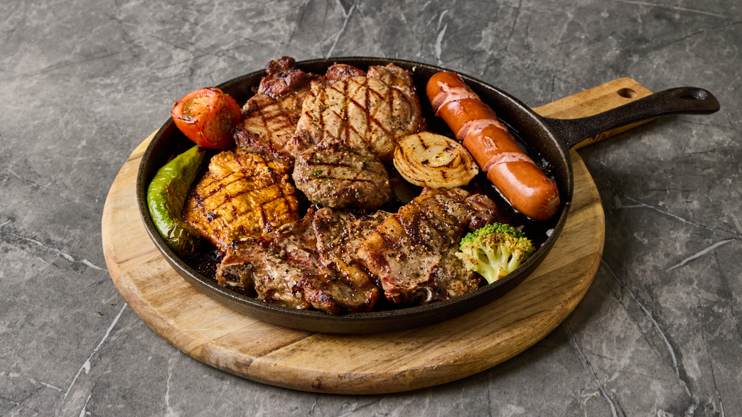 Arranged Food and Objects