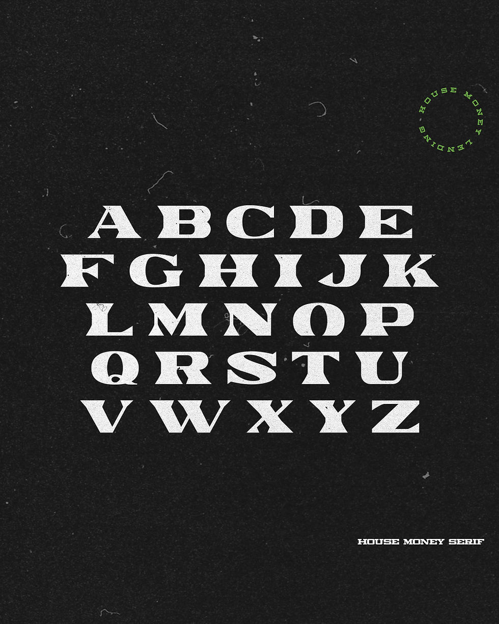Thumbnail: HOUSE MONEY | Latin Serif Display Font
