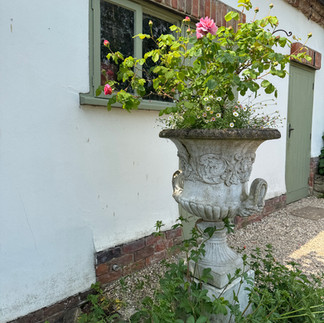 Large Stone Campana Urn