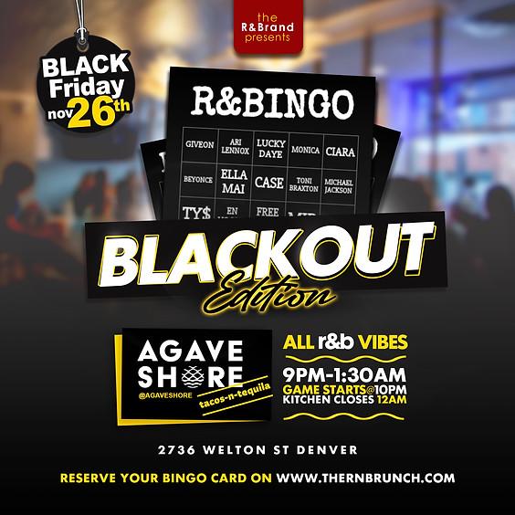 Black out Bingo