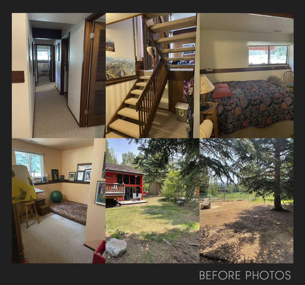 Before photos: home interior and exterior