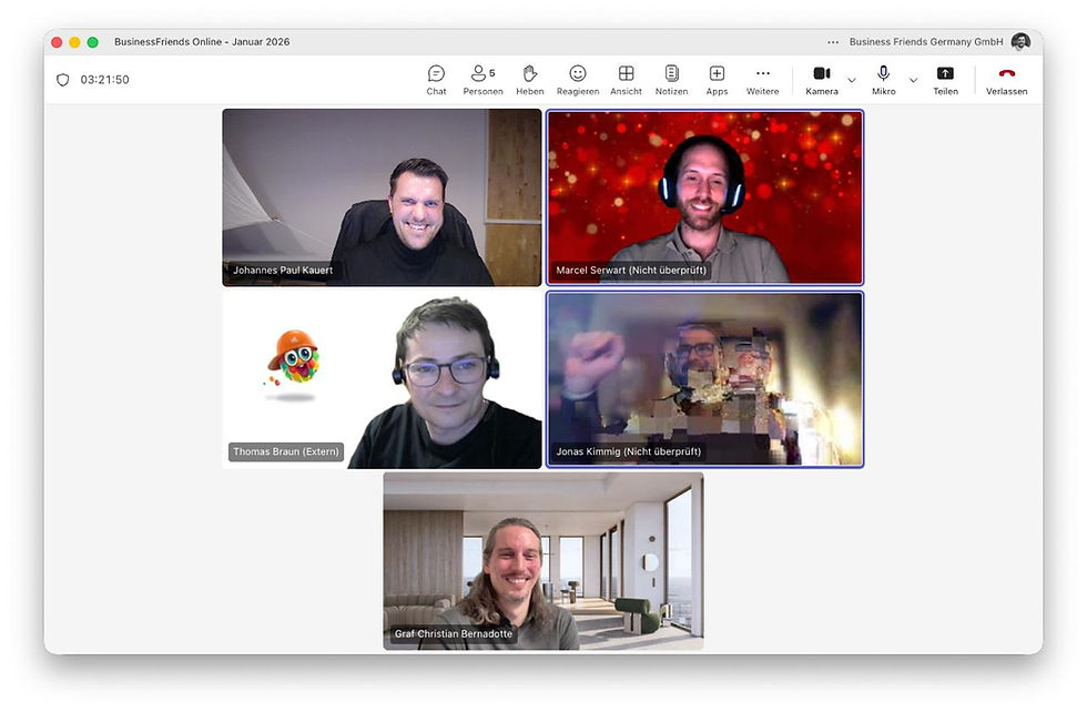 Das erste Online-Gruppentreffen hat stattgefunden, und wir sind ganz beseelt von dem bereichernden Austausch.