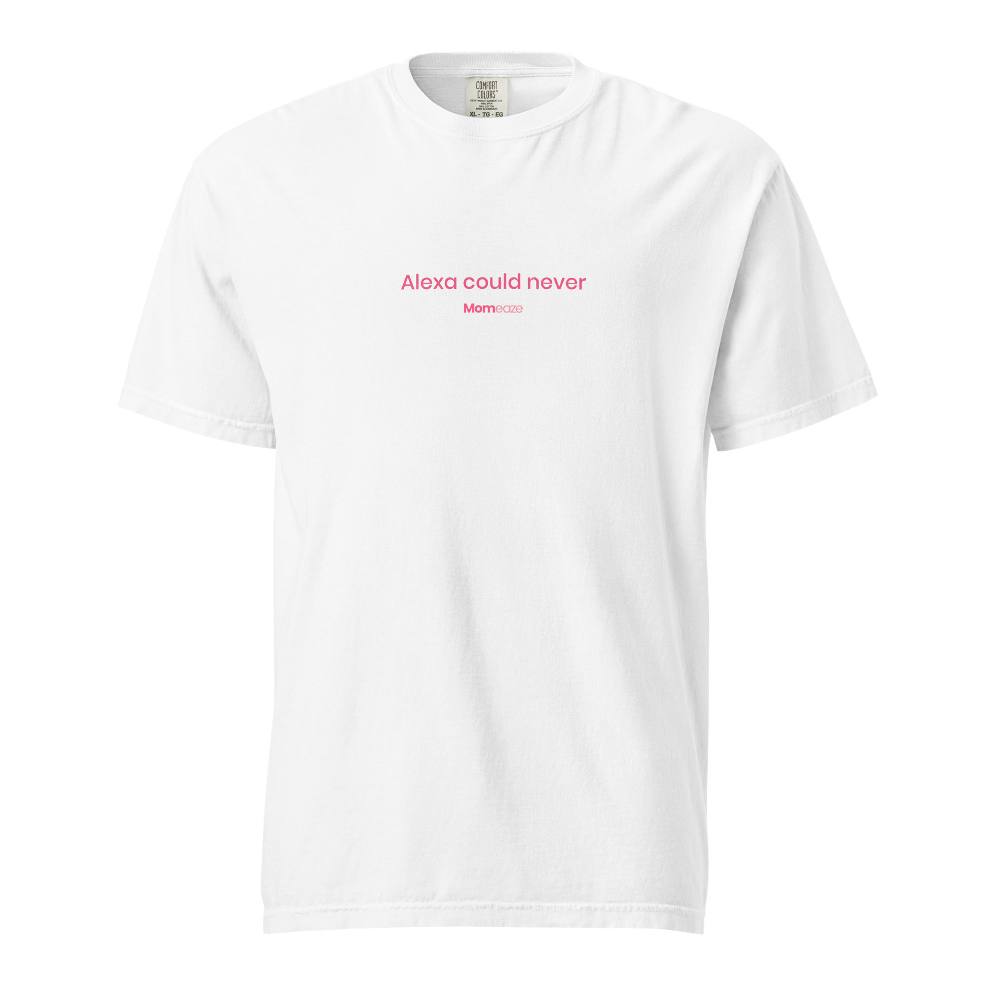 Unisex "Alexa could never" garment-dyed heavyweight t-shirt