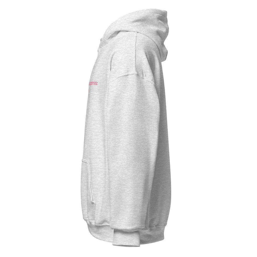 Thumbnail: Unisex "Overstimulated but optimistic" Hoodie