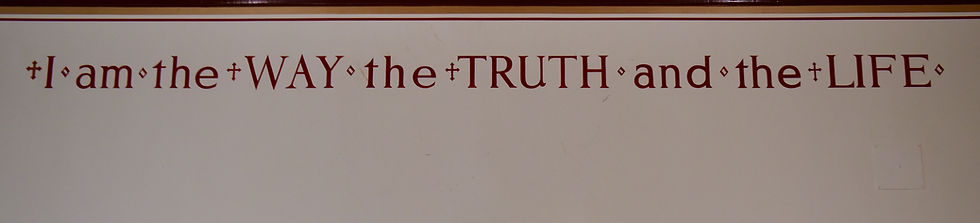 Inside St. Agnes Church I am the way the truth and the life (cropped for website header).j