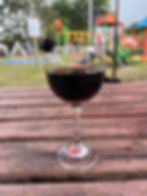 Copa de vino caliente