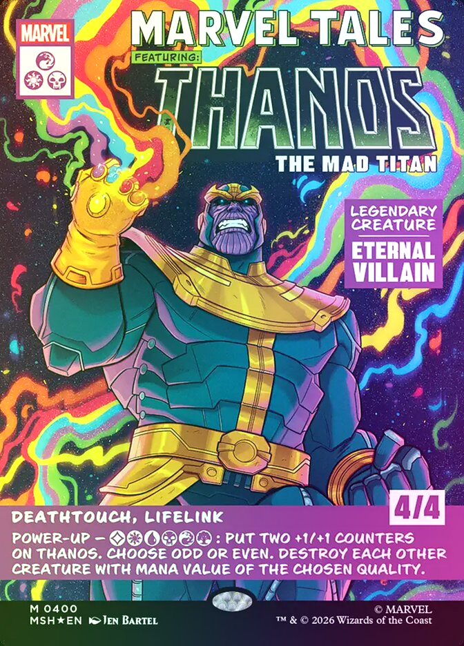 Thanos, the Mad Titan - MSH 400 Foil