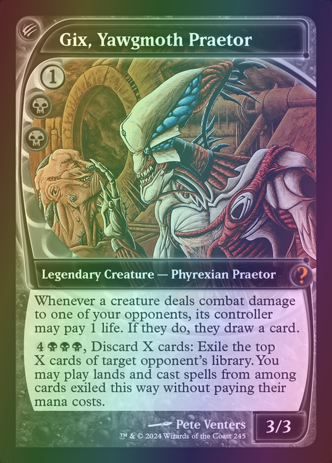Gix, Yawgmoth Praetor - MB2 245 Foil