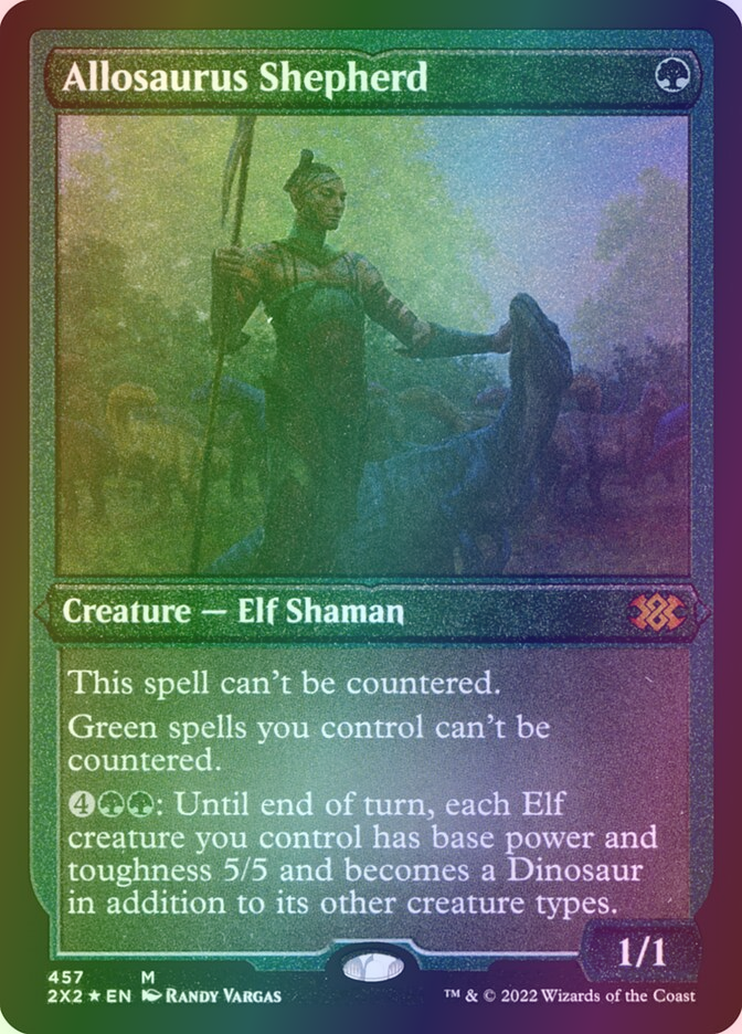Allosaurus Shepherd - 2X2 457 Foil