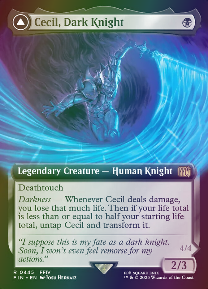 Cecil, Dark Knight // Cecil, Redeemed Paladin - FIN 445 Foil