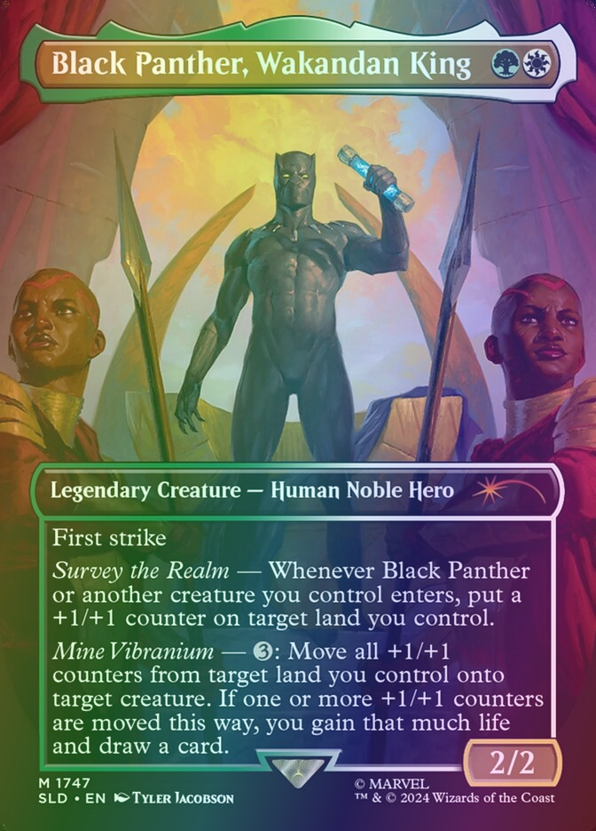 Black Panther, Wakandan King - SLD 1747 Foil