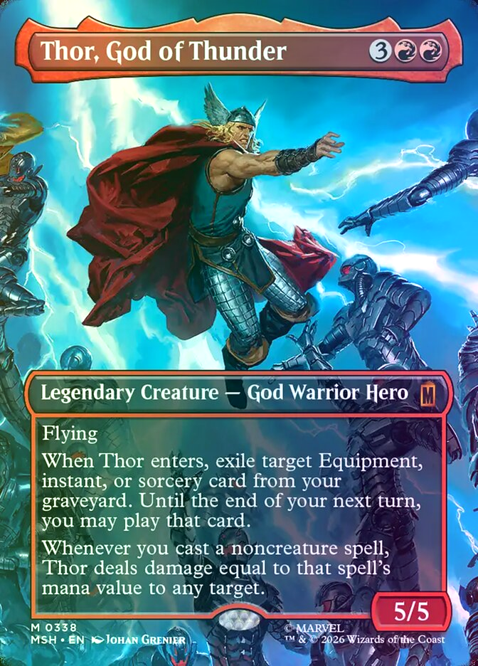 Thor, God of Thunder - MSH 338 Foil