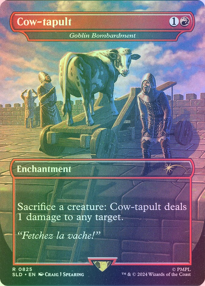 Cow-tapult (Goblin Bombardment) - SLD 825 Foil