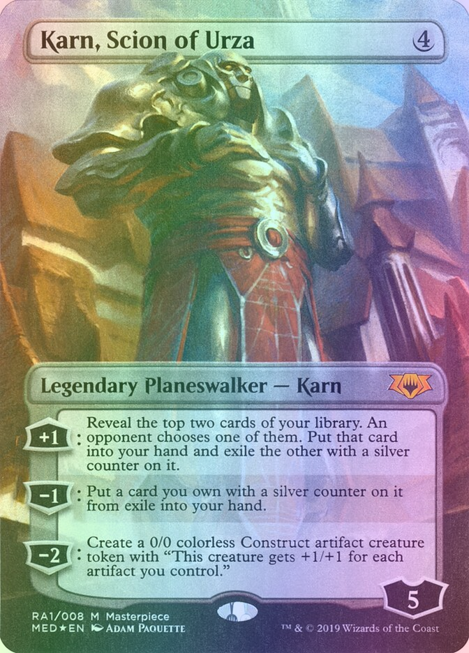 Karn, Scion of Urza - MED RA1 Foil