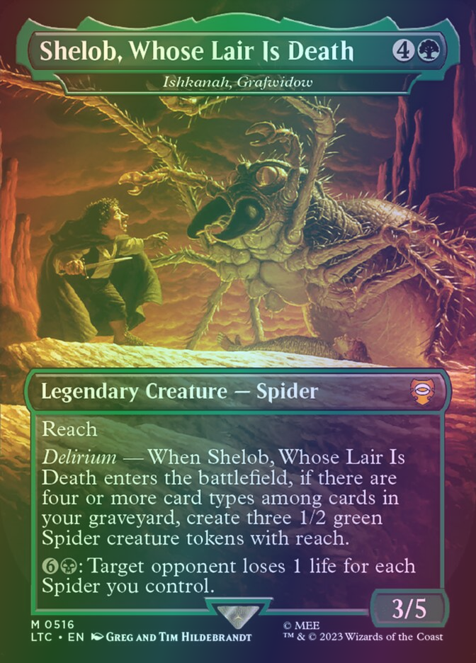 Shelob, Whose Lair Is Death (Ishkanah, Grafwidow) - LTC 516 Foil